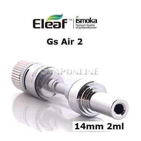 Eleaf Atomizzatore GS Air 2 14mm 2ML Colore Metallico