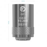 Head Coil Joyetech BF SS316-0.6 Ohm Ricambio Per Atomizzatore Cubis - Aio