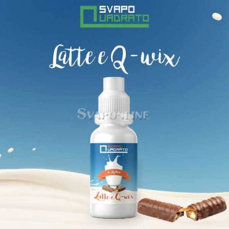 Svapo Quadrato Latte E Q-wix Twix 10ml