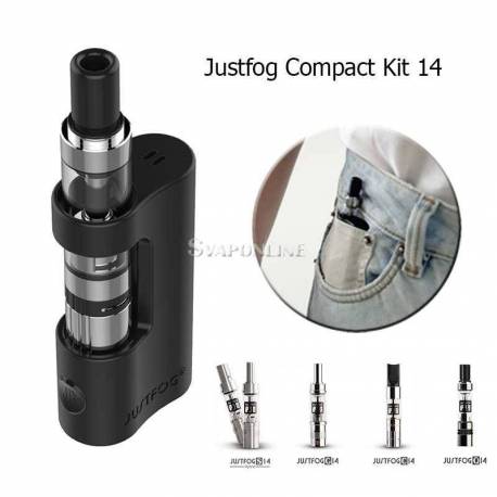 Justfog Compact Kit 14 900mAh Con Atomizzatore C14 Colore Metallico