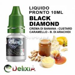 Delixia Liquido Black Diamond Banana Caramello Crema Arachidi 10ml