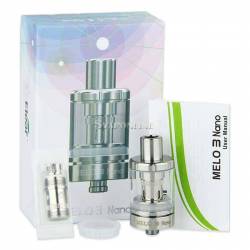 Eleaf Melo 3 Nano Atomizzatore 2ml ECML 0.75 Ohm 8-25w Colore Metallico