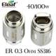 Eleaf ER 0.3Ohm Resistenza Per Melo RT 22 25 Atomizzatore Struttura