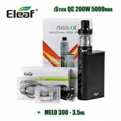 Eleaf IStick QC 200W Con MELO 300 Atomizzatore Colore Metallico