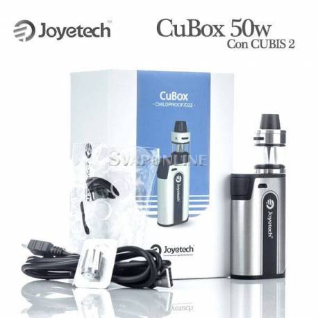 Joyetech CuBox 50w Con CUBIS 2 Atomizzatore Colore Metallico