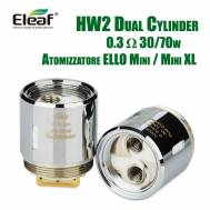Resistenza HW2 0.3 ohm Eleaf ELLO Mini Atomizzatore