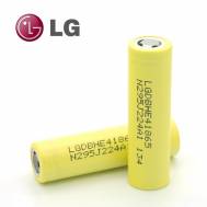 Batteria 18650 LG HE4 2500mah 20A Litio