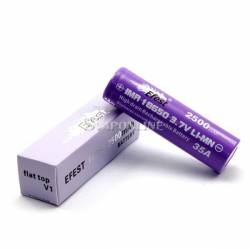 Efest Batteria IMR 18650 2500mah 35A Flat Top Litio