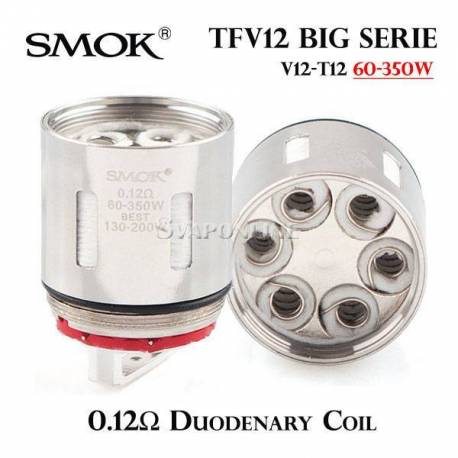 Resistenza SMOK TFV12 T12 0.12 Duodenary Coils 350W