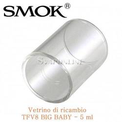 Smok TFV8 BIG BABY Ricambio Vetro Pyrex Glass Tube 