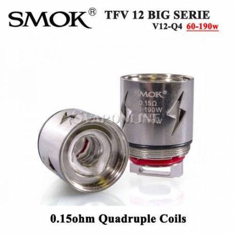 Resistenza SMOK TFV12 Q4 0.15 Ohm Quadruple Coils 60-190W