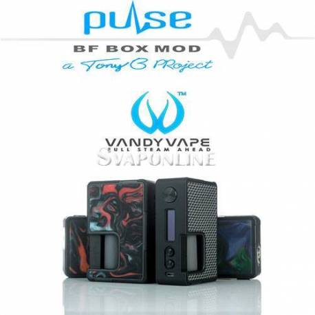 Tnt Vape Vandy Vape Pulse 80w Box BF Colore Fibra Di Carbonio Nera