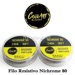 Coil Art Rocchetto Filo 10mt Nichrome 80-Ni80