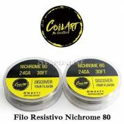 Coil Art Rocchetto Filo 10mt Nichrome 80-Ni80