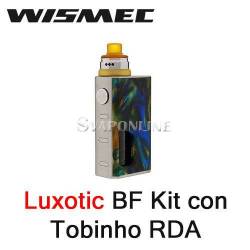 Wismec LUXOTIC BF Kit Con Tobinho RDA Colore Green HoneyComb