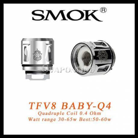 Resistenza SMOK TFV8 BABY Q4 0.4 Ohm Quadruple Coils