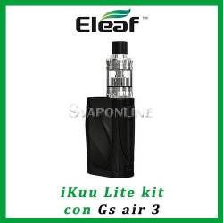 eleaf ikuu lite kit con atomizzatore gs air 3 nero