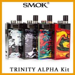Smok Trinity Alpha Black Red Chrome