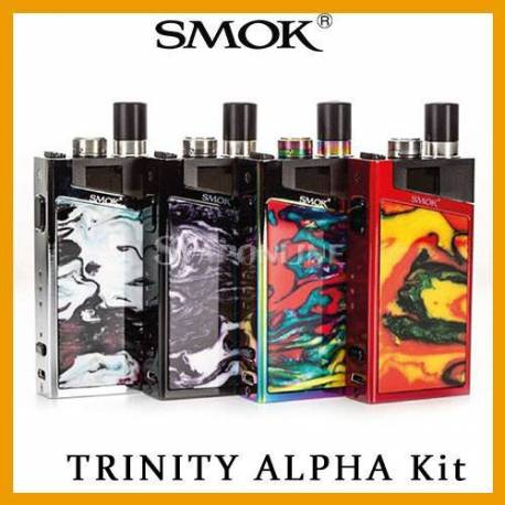 Smok Trinity Alpha Black Red Chrome