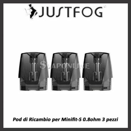 Justfog Pod di Ricambio per Minifit-S Confezione da 3 pezzi