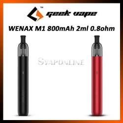 GeekVape Wenax M1 Pod Mod 800mAh 0.8ohm 2ml Con Tiro Automatico