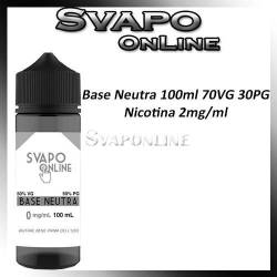 Base Neutra 100ml con Nicotina 2mg 50VG 50PG Svapo Online