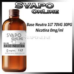 Base Neutra 1LT con Nicotina 0mg 70VG 30PG Svapo Online