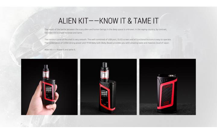 Alien Kit 220w Con Tfv8 Baby Smok 1