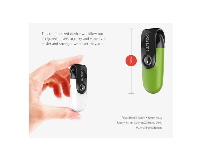 Justfog C601 Mini Pod Mod 650 Mah 1 Justfog C601 Mini Pod Mod 650 Mah 1