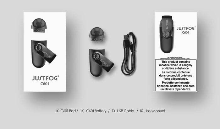 Justfog C601 Mini Pod Mod 650 Mah 3 Justfog C601 Mini Pod Mod 650 Mah 3