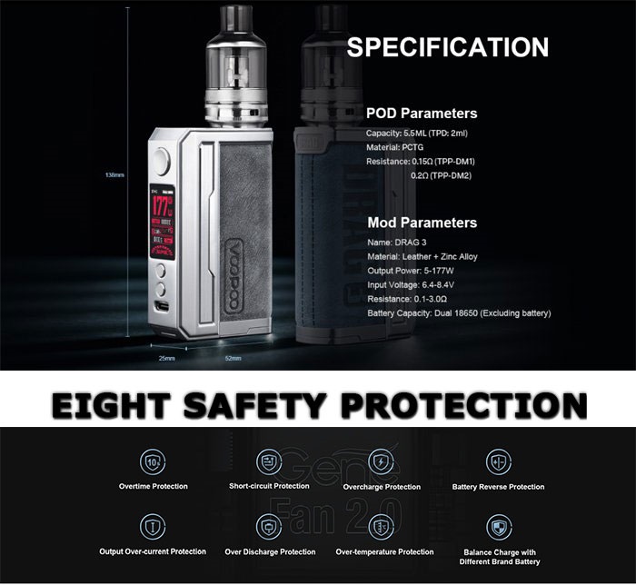 Specifiche DRAG 3