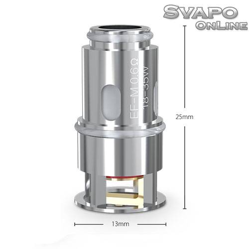 Resistenza EF-M 0.6ohm ELEAF con voltaggio 18-35W.