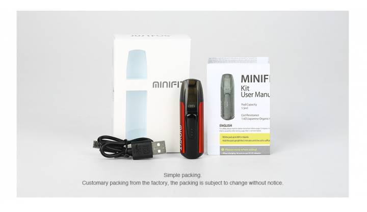 Minifit Kit Justfog 370mah 1 5ml Kit Tpd Ready 2