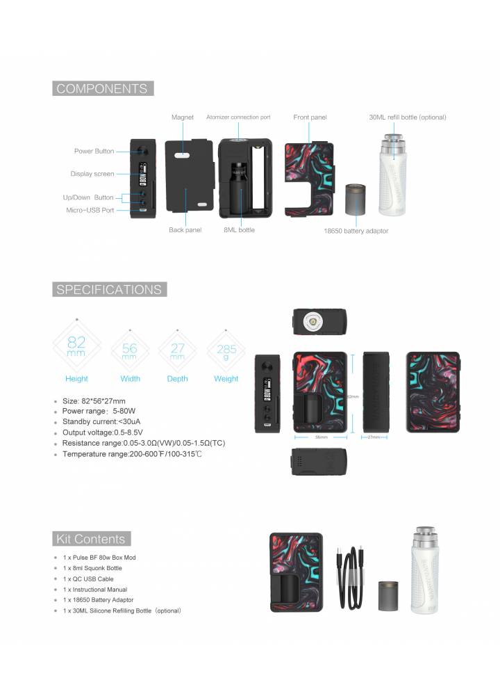 Vandy Vape Pulse 80w Box Bf 3