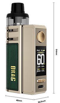 Voopoo DRAG E60 POD MOD SPECIFICHE