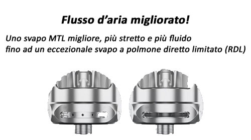 Flusso d'aria migliorato Zenith II