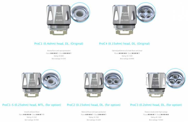 Resistenza Proc3 0.2ohm Dl Joyetech 1 Resistenza Proc3 0.2ohm Dl Joyetech 1