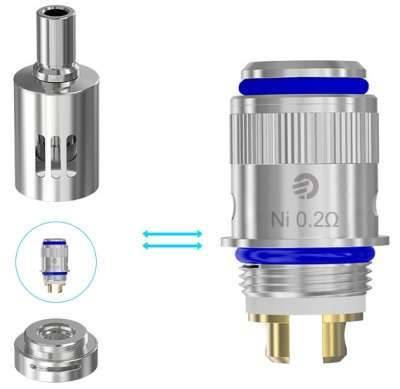 Resistenza Joyetech Ego One Cl-ni Nickel 0.2ohm 3 Head Coil Joyetech Ego One Cl-ni Nickel 0.2 Ohm 3