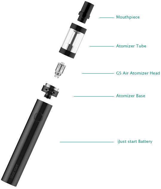 Eleaf Ijust Start 1300mah 2.3ml Kit Completo 2