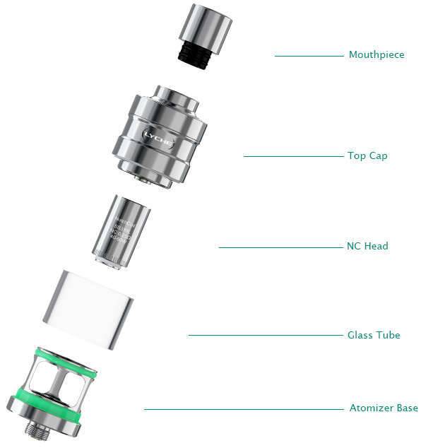 Eleaf Lyche Atomizzatore 4ml 2 Eleaf Lyche Atomizzatore 4ml 2