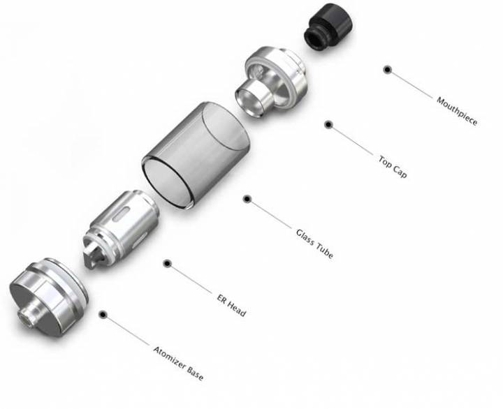 Melo Rt 22 Atomizzatore Eleaf 3.8 Ml Er 03 Ohm 40-100w 3 Eleaf Melo Rt 22 Atomizzatore 3.8ml 40 100w 3
