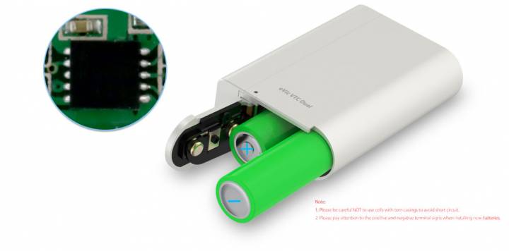 Joyetech Evic Vtc Dual 75w-150w Solo Box Senza Batteria 6