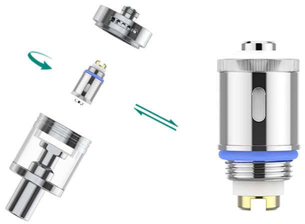 Atomizzatore Eleaf Gs Tank Tc 0.15ohm 9