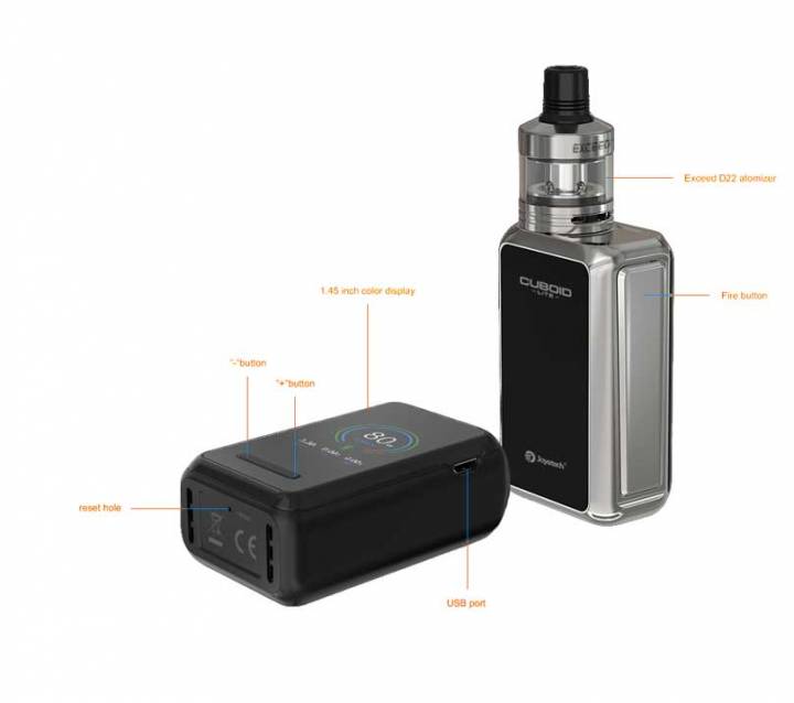 Cuboid Lite Joyetech 80w Con Exceed D22 1