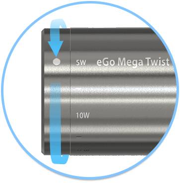 Joyetech Ego Mega Twist Cubis Pro 4ml 2300mah Kit Completo 10 Joyetech Ego Mega Twist Cubis Pro 4ml 2300mah Kit Completo 10