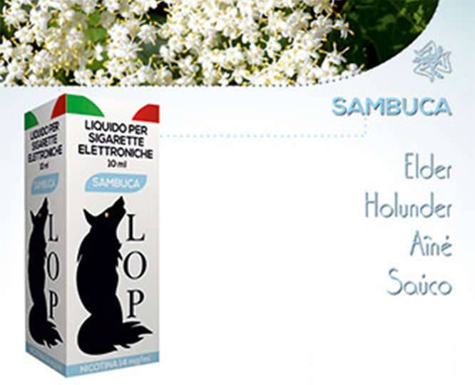 Liquido Lop Sambuca 10ml Liquido 10ml Lop Sambuca