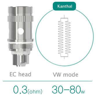 Eleaf Melo 2 Atomizzatore Ec Tc Ni 3 Eleaf Melo 2 Atomizzatore Ec 0.3ohm Tc 0.5ohm Ni 0.15ohm 3