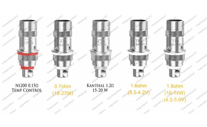Resistenza Aspire Bvc Nautilus E Mini Coil Ricambio Aspire Bvc Ni Serie Nautilus Triton Mini