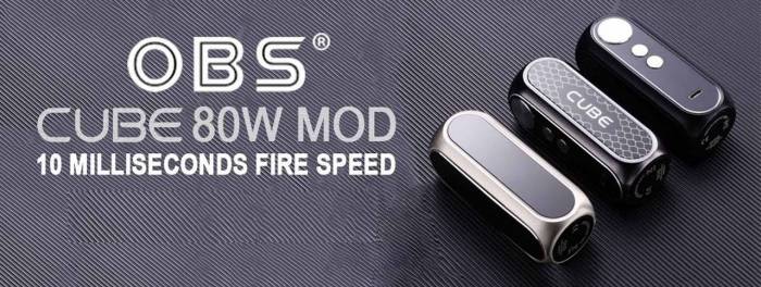 Obs Cube Box Mod 3000mah 80w 0 Obs Cube Box Mod 3000mah 80w 0