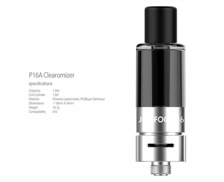 Atomizzatore Justfog P16a 1.9ml 0